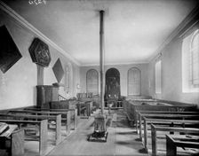 Interior of St Nicholas Church, Kingsey, Buckinghamshire, c1860-c1922. Artist: Henry Taunt