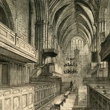 Interior of St. Saviour's Church (c1878). Creator: Unknown