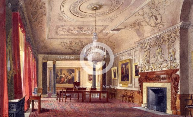 Interior of Stationers' Hall, London, 1890.  Artist: John Crowther