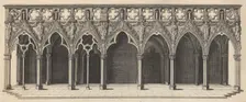 Interior of Strasbourg Cathedral Showing the Choir Screen, 1617. Creator: Johann Jakob Arhardt