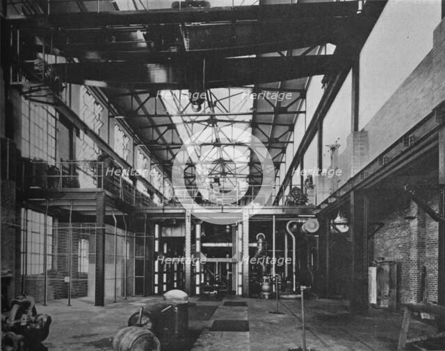 Interior of Power House, Victor Talking Machine Co, Camden, New Jersey, 1923. Artist: Unknown.