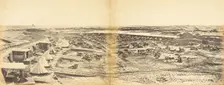 Interior of Pehtang Fort Showing Probyn's Horse, August 1, 1860, 1860. Creator: Felice Beato