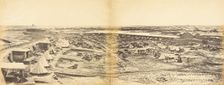 Interior of Pehtang Fort Showing Probyn's Horse, August 1, 1860, 1860. Creator: Felice Beato
