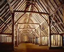 Interior of Prior's Hall Barn, Widdington, Essex, c2000s(?)