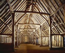 Interior of Prior's Hall Barn, Widdington, Essex, c2000s(?)