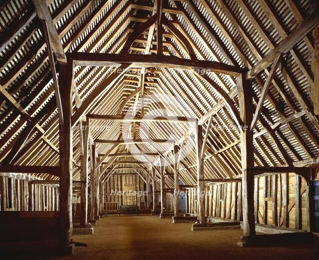 Interior of Prior's Hall Barn, Widdington, Essex, c2000s(?). Artist: Unknown.