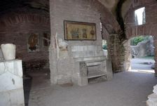 Interior of roman Food-Shop and Bar, Ostia, Italy, c2nd-3rd century. Artist: CM Dixon