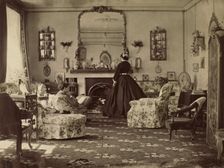 Interior of Room, c. 1862. Creator: Frances Jocelyn