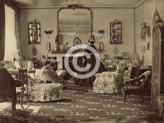 Interior of Room, c. 1862. Creator: Frances Jocelyn.