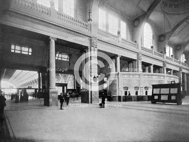 Interior of Retiro Raiway Station, Buenos Aires, Argentina. Artist: Unknown