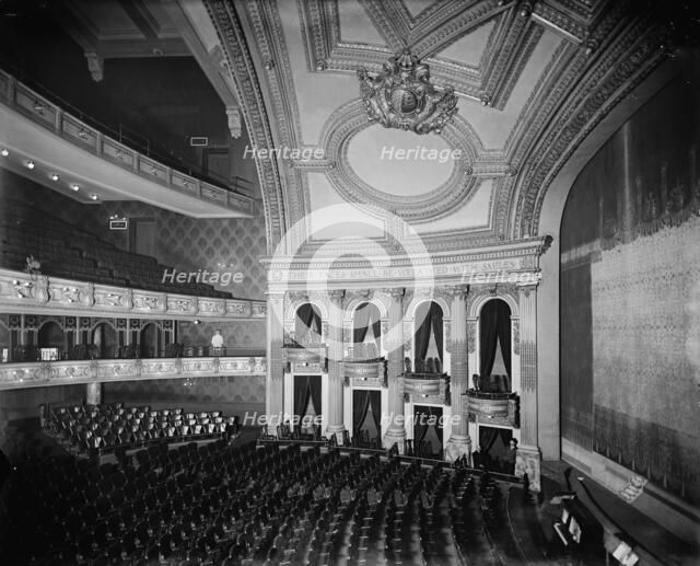 Interior of Temple Theatre, Detroit, Mich., between 1900 and 1905. Creator: Unknown.