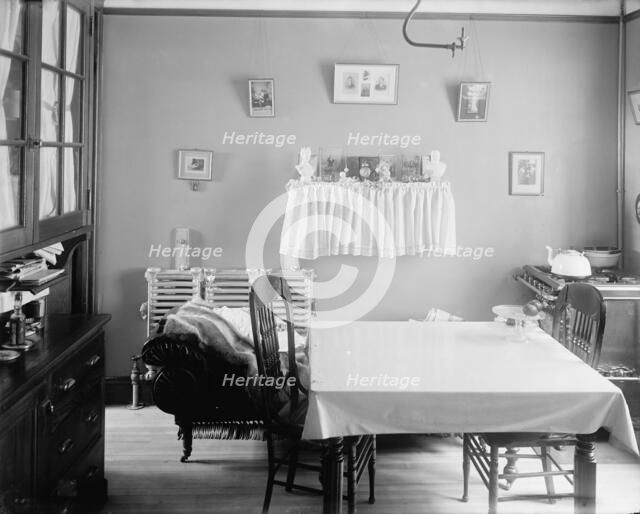 Interior of tenement house, New York City, between 1900 and 1910. Creator: Unknown.