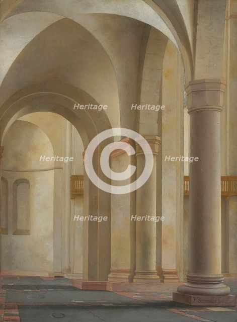 Interior of the Mariakerk, Utrecht, 1651. Creator: Pieter Jansz Saenredam.