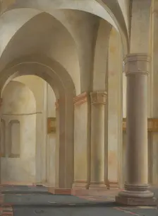 Interior of the Mariakerk, Utrecht, 1651. Creator: Pieter Jansz Saenredam