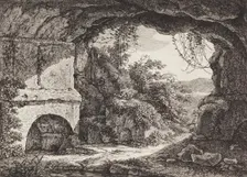 Interior of the mausoleum of the Nasoni family, 1792. Creator: Johann Christian Reinhart