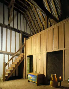 Interior of the Medieval Merchant's House, French Street, Southampton, Hampshire, 1988. Artist: Paul Highnam