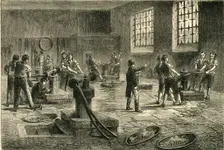Interior of the Mint c1872. Creator: Unknown