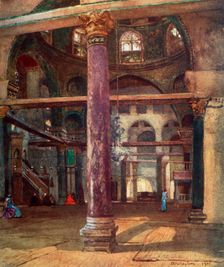 Interior of the Mosque of El Aksa from the South-East 1902. Creator: John Fulleylove