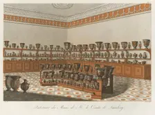 Interior of the Mr. Compte de Lamberg Collection, 1813 [-1824]. Creator: Benedikt Piringer