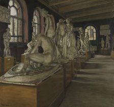 Interior of the National Gallery, 1904. Creator: Ivar Lund