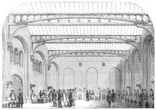 Interior of the New Corn Exchange, Nottingham, 1850. Creator: Unknown