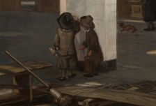 Interior of the Oude Kerk, Delft, probably 1650. Creator: Emanuel de Witte