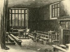 Interior of the Old School-Room 1898. Creator: Unknown