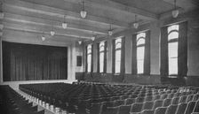 Interior of the auditorium, David Worth Dennis Junior High School, Richmond, Indiana, 1922