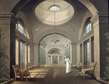Interior of the Aviary in the Pavlovsk Palace mid 19th century. Artist: Anon