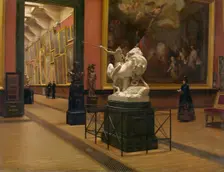 Interior of the Academy Museum, 1886. Creator: Henri Joseph Van Dyck