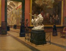Interior of the Academy Museum, 1886. Creator: Henri Joseph Van Dyck