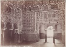 Interior of the Alcazar, Seville, c1885. Creator: Juan Laurent