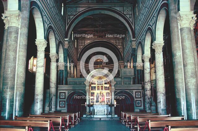 Interior of the Basilica of San Miniato al Monte, Florence, Italy