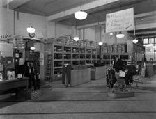 Interior of the Barnsley Co-op central men's tailoring department, South Yorkshire, 1959. Creator: Michael Walters