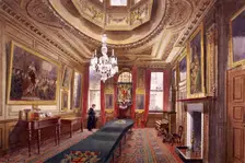 Interior of the Barber Surgeons Hall, London, 1890. Artist: John Crowther