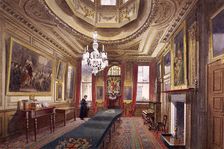 Interior of the Barber Surgeons Hall, London, 1890. Artist: John Crowther