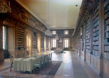 Interior of the Bernadotte Library, Royal Palace, Stockholm, Sweden. Creator: Göran Algård