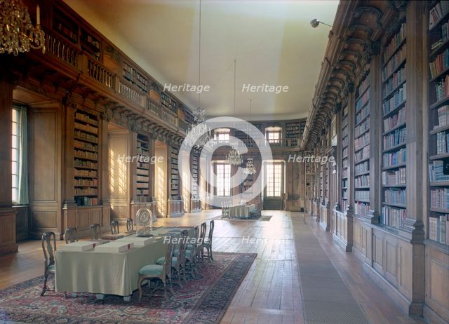 Interior of the Bernadotte Library, Royal Palace, Stockholm, Sweden. Creator: Göran Algård.