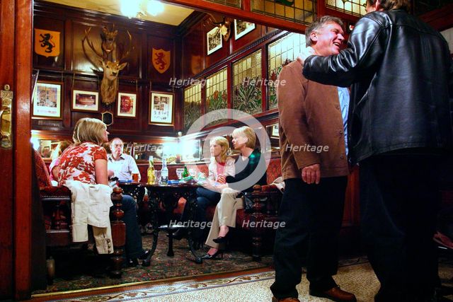 Interior of the Black Horse pub, Preston, Lancashire. Creator: Peter Thompson.