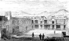 Interior of the British Residency, Cabul, Looking South 1879, (c1880)