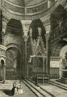 Interior of the Cathedral of Spalatro (Formerly Temple of the Palace of Diocletian) 1890. Creator: Unknown