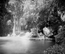 Interior of the cave of Elabra [sic], between 1880 and 1897. Creator: William H. Jackson