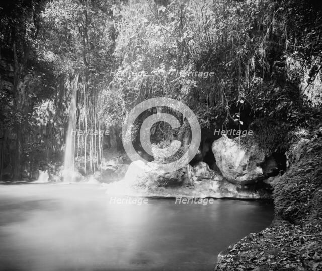 Interior of the cave of Elabra [sic], between 1880 and 1897. Creator: William H. Jackson.