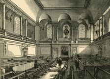 Interior of the Chapel of the Foundling Hospital c1876. Creator: Unknown