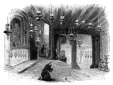 Interior of the Chapel of the Nativity, Bethlehem, c1888