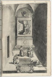 Interior of the Chapel of Mary Magdelene (Interno della cappella della Maddalena) [plate H], 1612. Creator: Jacopo Ligozzi