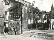 Interior of the Church of the Nativity, Bethlehem, Palestine, 1895. Creator: Unknown