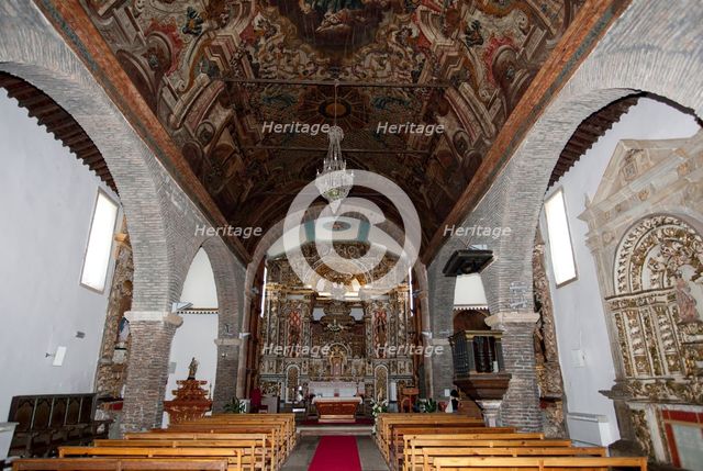 Interior of the Church of Santa Maria do Castelo, Braganca, Portugal, 2009.  Artist: Samuel Magal