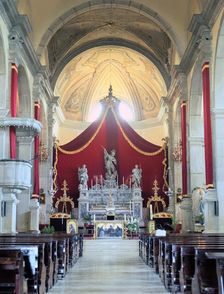 Interior of the Church of St Euphemia, Rovinj, Croatia