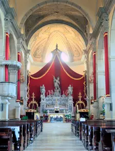 Interior of the Church of St Euphemia, Rovinj, Croatia. Creator: Peter Thompson